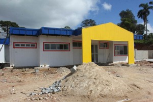 O CMEI Vale das Flores beneficiará os moradores do bairro São Dimas, numa área de 954,71 metros de construção