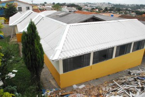 O CMEI Vó Jandira, que abrange o bairro Rio Verde, conta com 70% dos serviços realizados