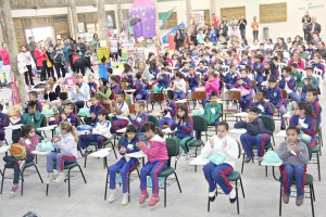A ação reuniu aproximadamente, 1.600 alunos de escolas municipais, contemplando 21 escolas do município