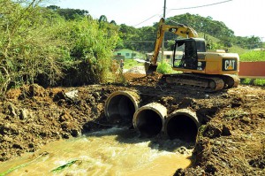 Região do Prado recebe obras do Programa de Contenção de Enchentes que permitirá a correta vazão das águas