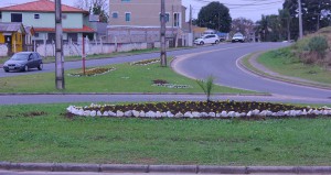 As ações acontecem nos bairros Guaraituba e São Gabriel onde os canteiros e vias foram preparados para o plantio das mudas de flores