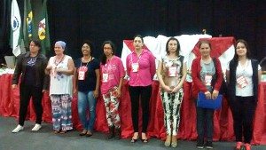 No final da Conferência foram escolhidas quatro delegadas titulares e quatro delegadas suplentes para representar Colombo na IV Conferência Estadual de Políticas para Mulheres do Paraná