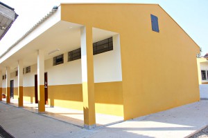 Uma das maiores do município, A Escola Heitor Villa Lobos passou recentemente por obras de ampliação