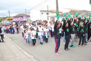 Cerca de seis mil alunos do município participaram na ação em beneficio do meio ambiente