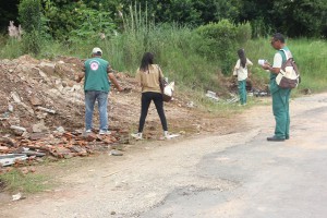 Agentes de Combate a Endemias realizam vistorias em pontos estratégicos do município