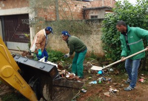Os moradores do bairro Liberdade participaram de diversas atividades no “Dia do Desafio na Despoluição do Rio Palmital”. 