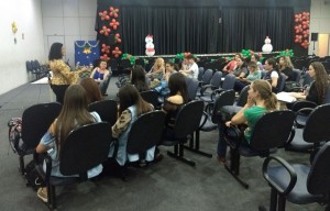 O auditório da Regional Maracanã recebeu a oficina de literatura que trouxe a temática africana e afro-brasileira.